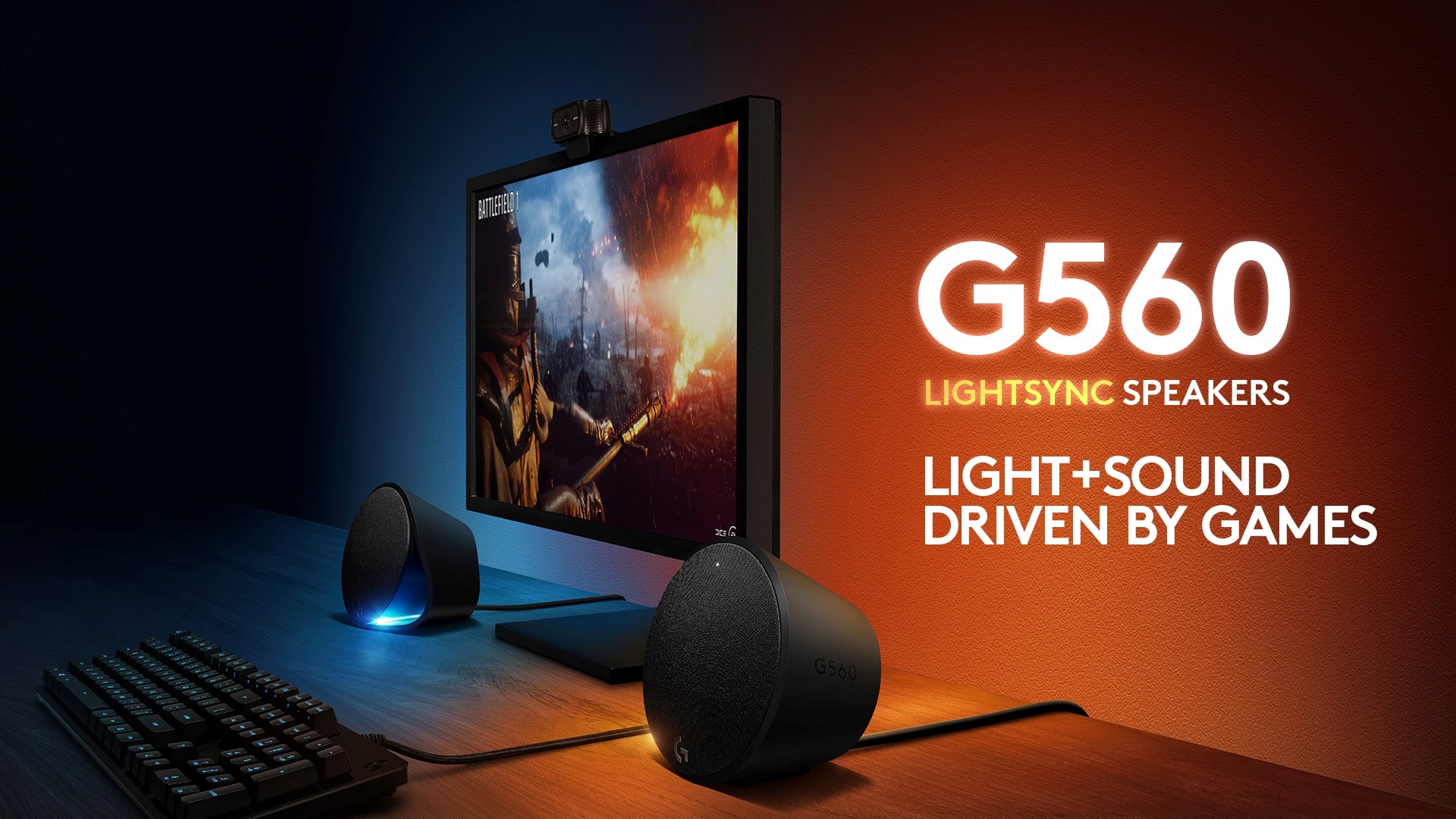 Loa Logitech G560 LIGHTSYNC RGB Gaming | HACOM
