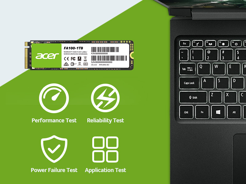 Acer FA100 undergoes multiple quality tests