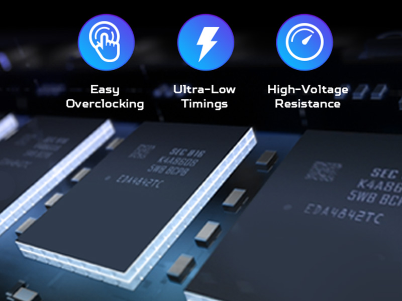 Apollo DRAM handles high-frequency and overclocking scenarios