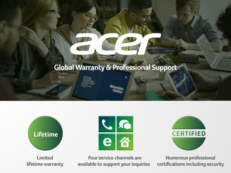 Worry-free warranty and technical support