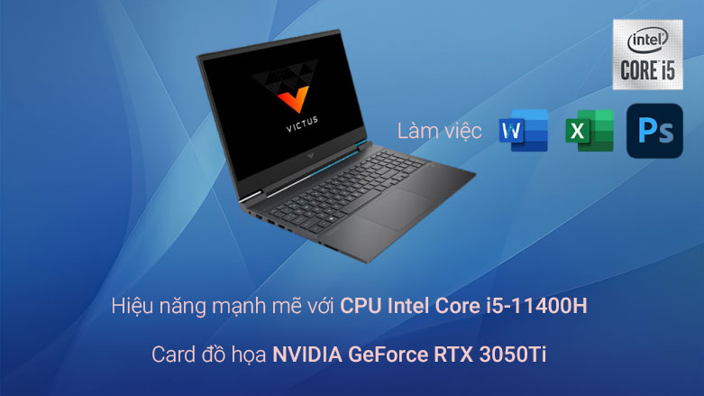 Laptop HP Victus 16-d0294TX 5Z9R5PA | Hiệu năng mạnh mẽ