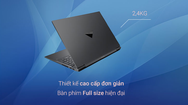 Laptop HP Victus 16-d0294TX 5Z9R5PA | Thiết kế cao cấp bàn phím full size