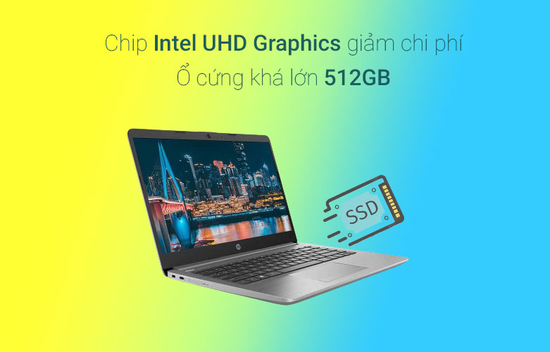 Laptop HP 240 G8 (617K2PA) | Chíp Intel UHD