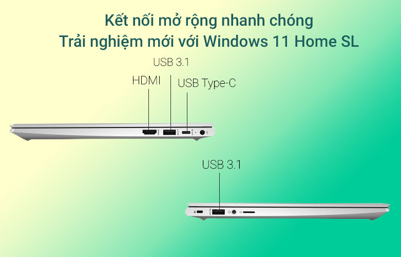 Laptop HP Probook 430 G8 (614K6PA) | Đa dạng cổng kết nối