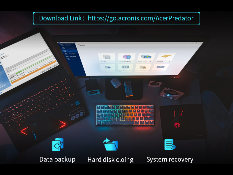 GM3500 SSD comes with free custom version of Acronis back-up and cloning software 