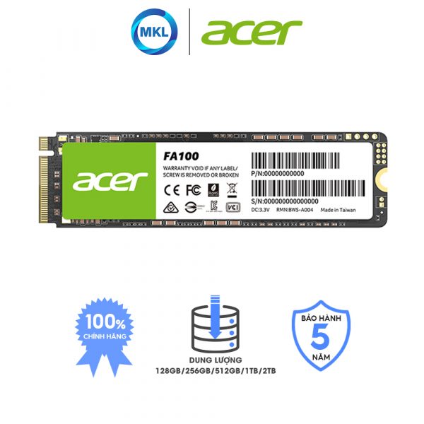 acer fa100 nvme pcie ssd 1tb 1