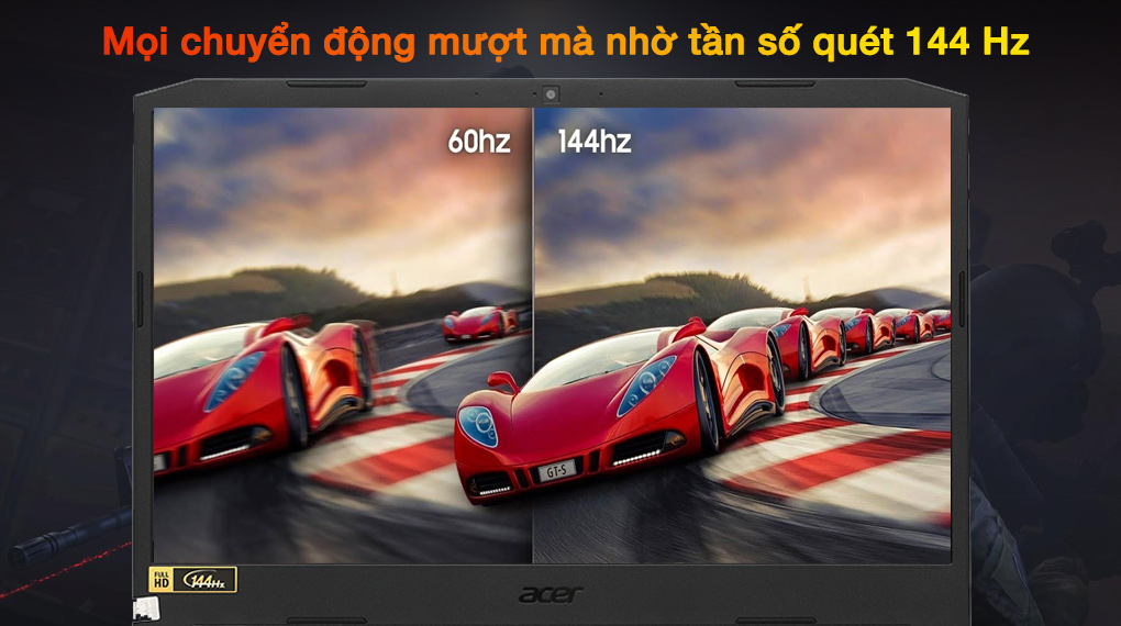 Acer Nitro 5 Gaming AN515 57 720A i7 11800H (NH.QEQSV.004) - Tần số quét