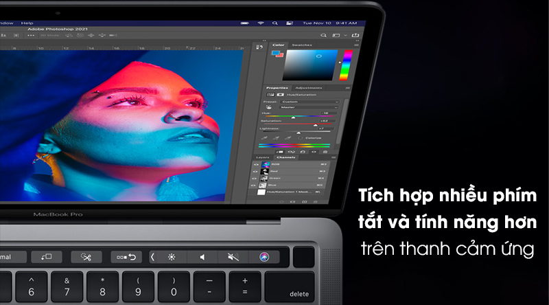 Laptop Apple Macbook Pro 2020 M1/16GB/512GB (Z11C) - Thanh cảm ứng