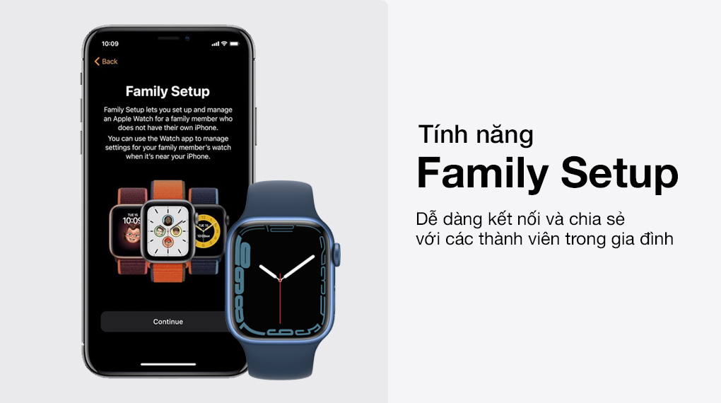 Apple Watch Series 7 GPS 41mm - Family Setup
