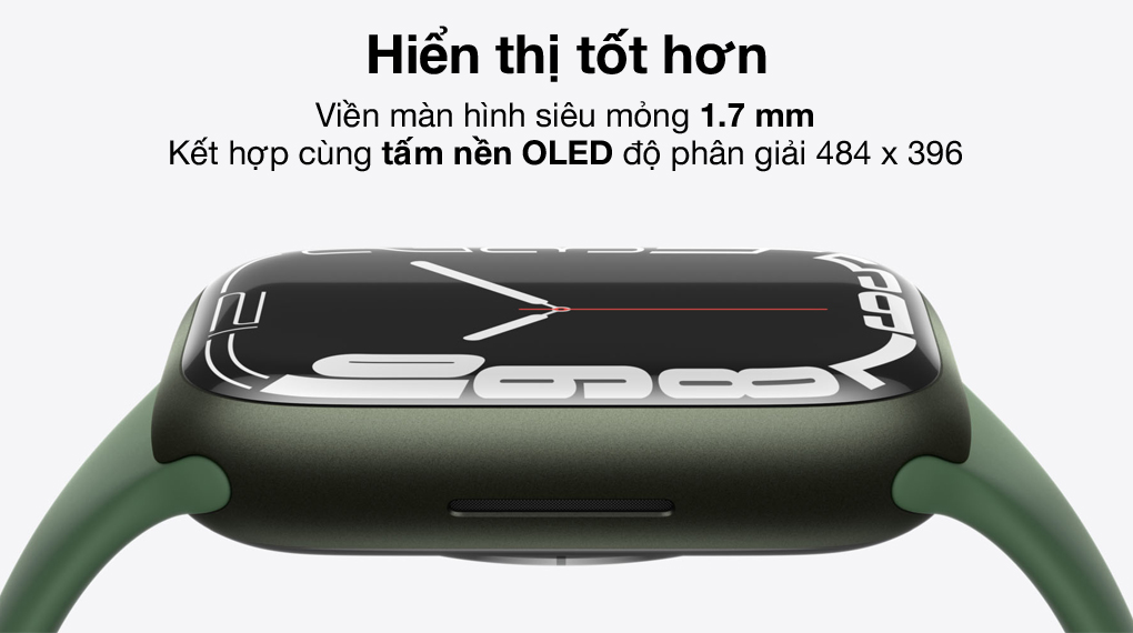 Apple Watch Series 7 GPS 45mm - Màn hình OLED