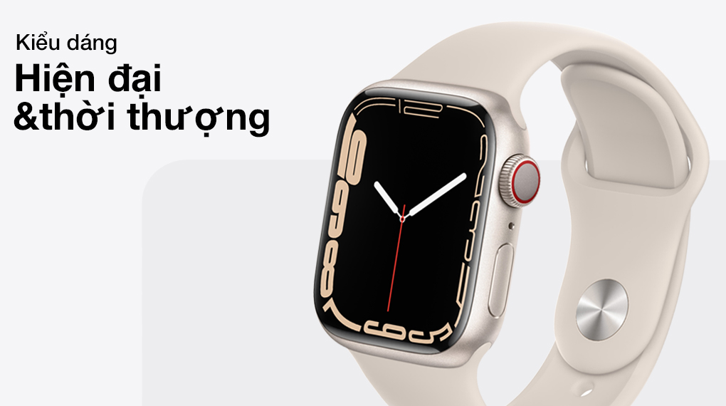 Apple Watch Series 7 LTE 41mm - Thiết kế