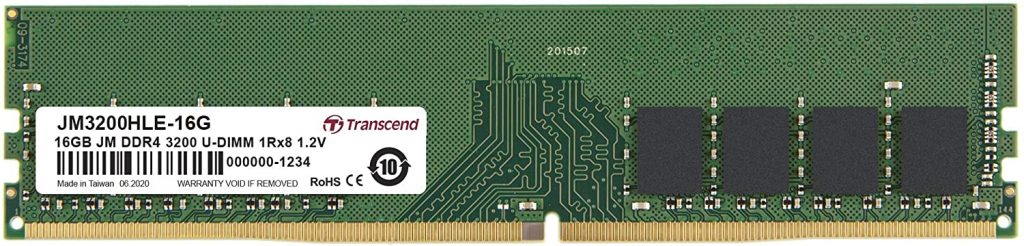 Ram Transcend DDR4 16GB 3200Mhz U-DIMM