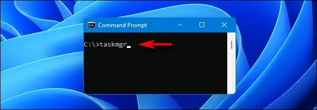 cách mở task manager trong windows 11