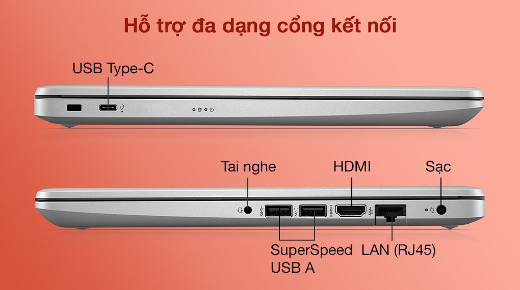 Laptop HP 240 G8 i3 (519A7PA) - Cổng kết nối