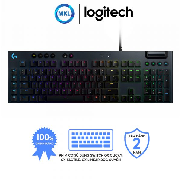 logitech g813 lightsync rgb mechanical gaming keyboard