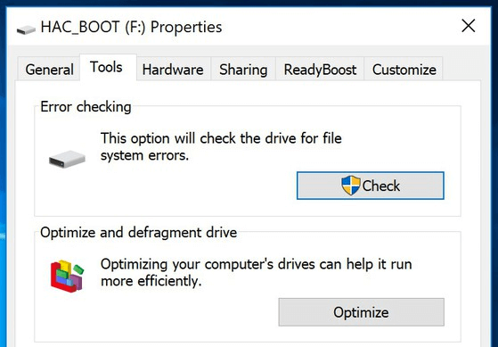 máy tính không nhận USB