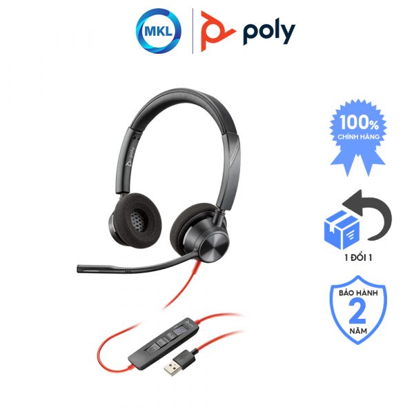 poly tai nghe poly blackwire 3320 usb a