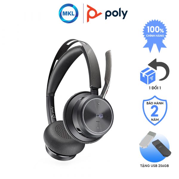 poly tai nghe poly voyager focus 2 uc usb c 1