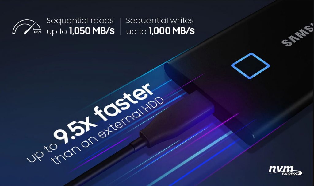 SSD Samsung T7 Touch 2TB