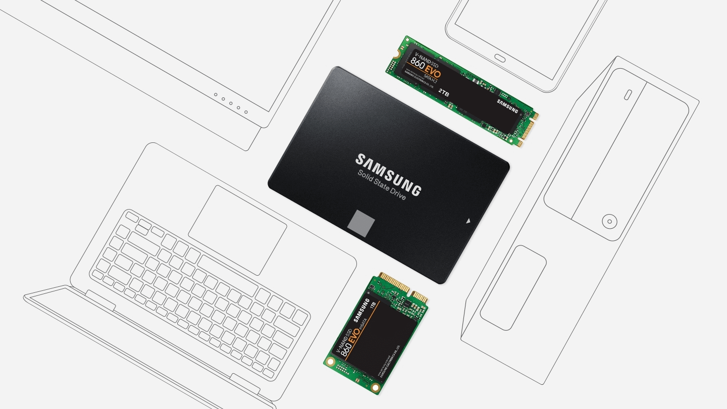 so sánh SSD Samsung 860 Evo và Pro