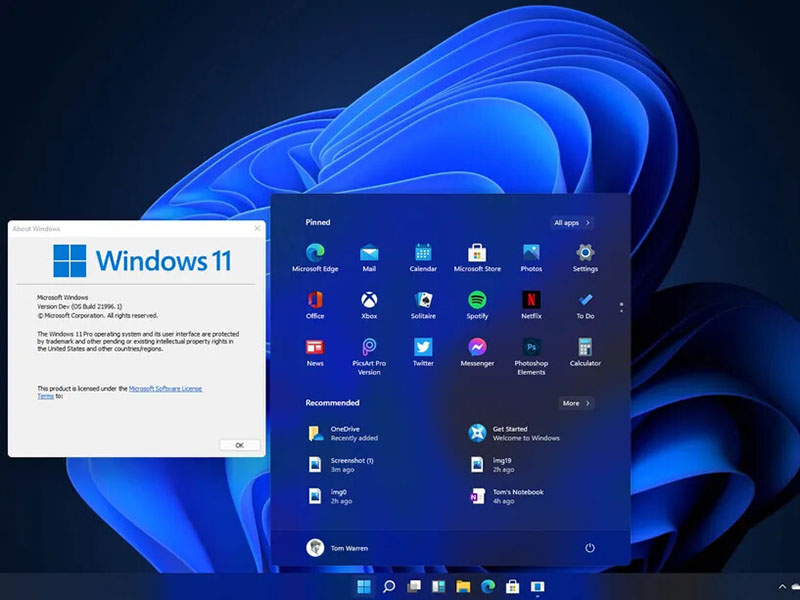 windows 11 yêu cầu cấu hình máy tính