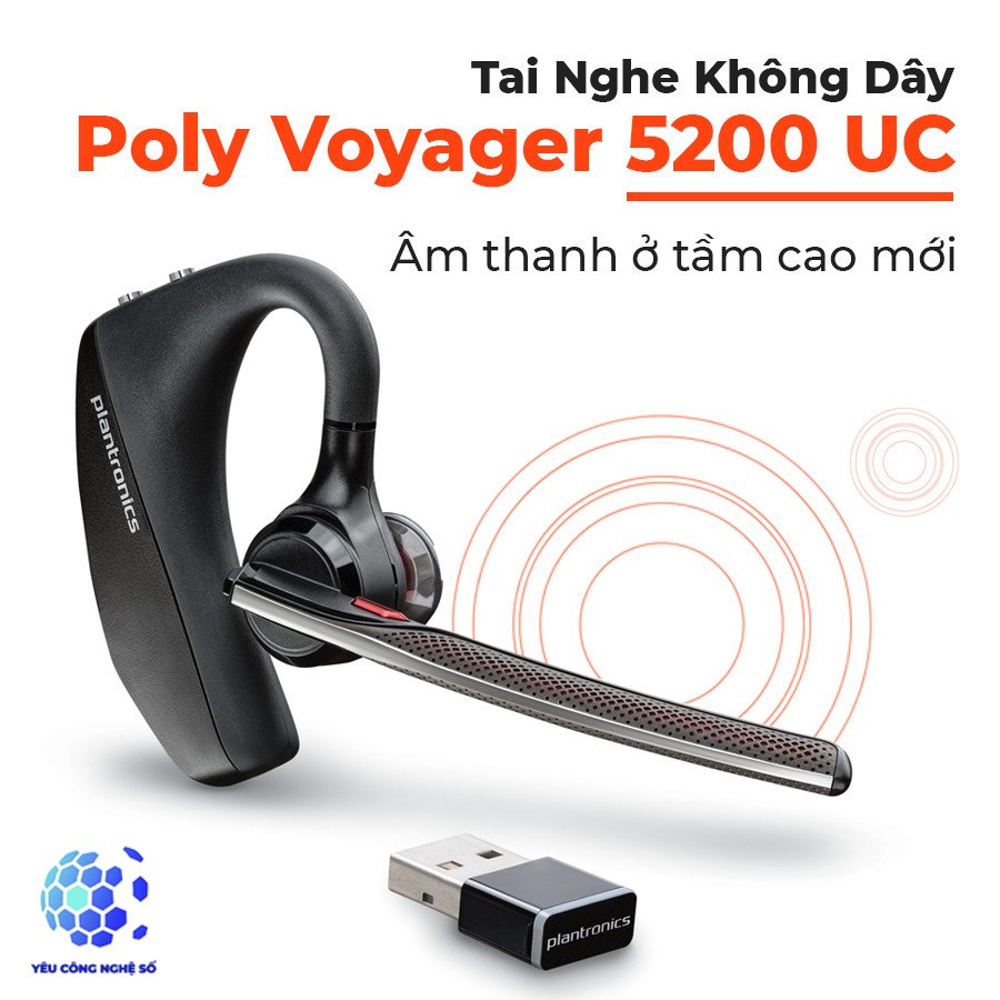 Tai nghe Bluetooth Poly Voyager 5200 UC