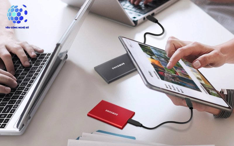 Ổ cứng di động SSD Samsung T7 Portable có khả năng tương thích cao